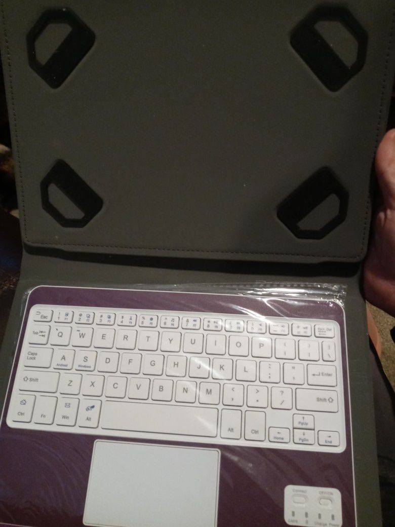 purple bluetooth keyboard for android/windows medium