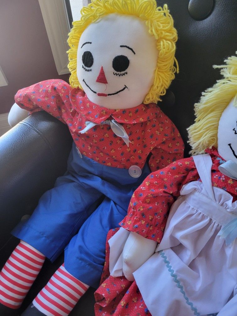 36" Raggedy Anne & Andy