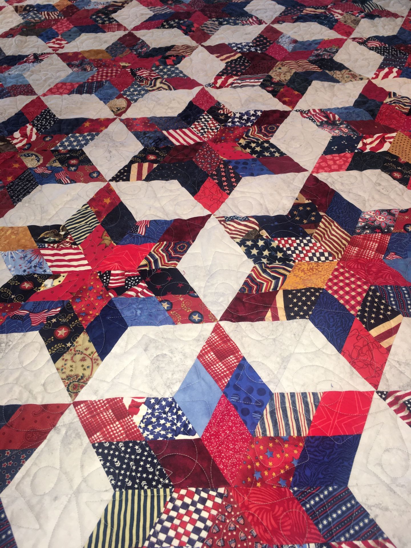Reversible Handmade “Quilt of Valor”