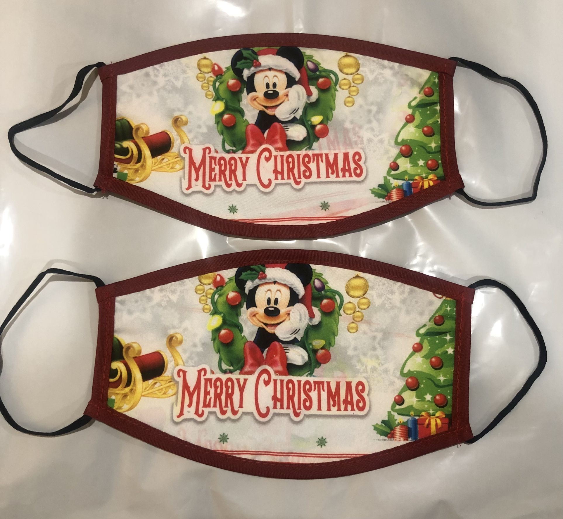 Disney Mickey Mouse Christmas Face Masks