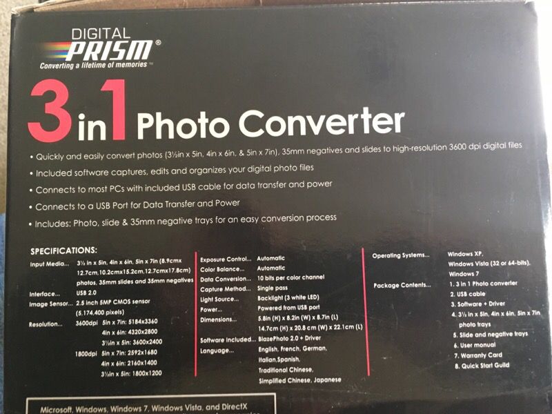 digital prism photo converter software