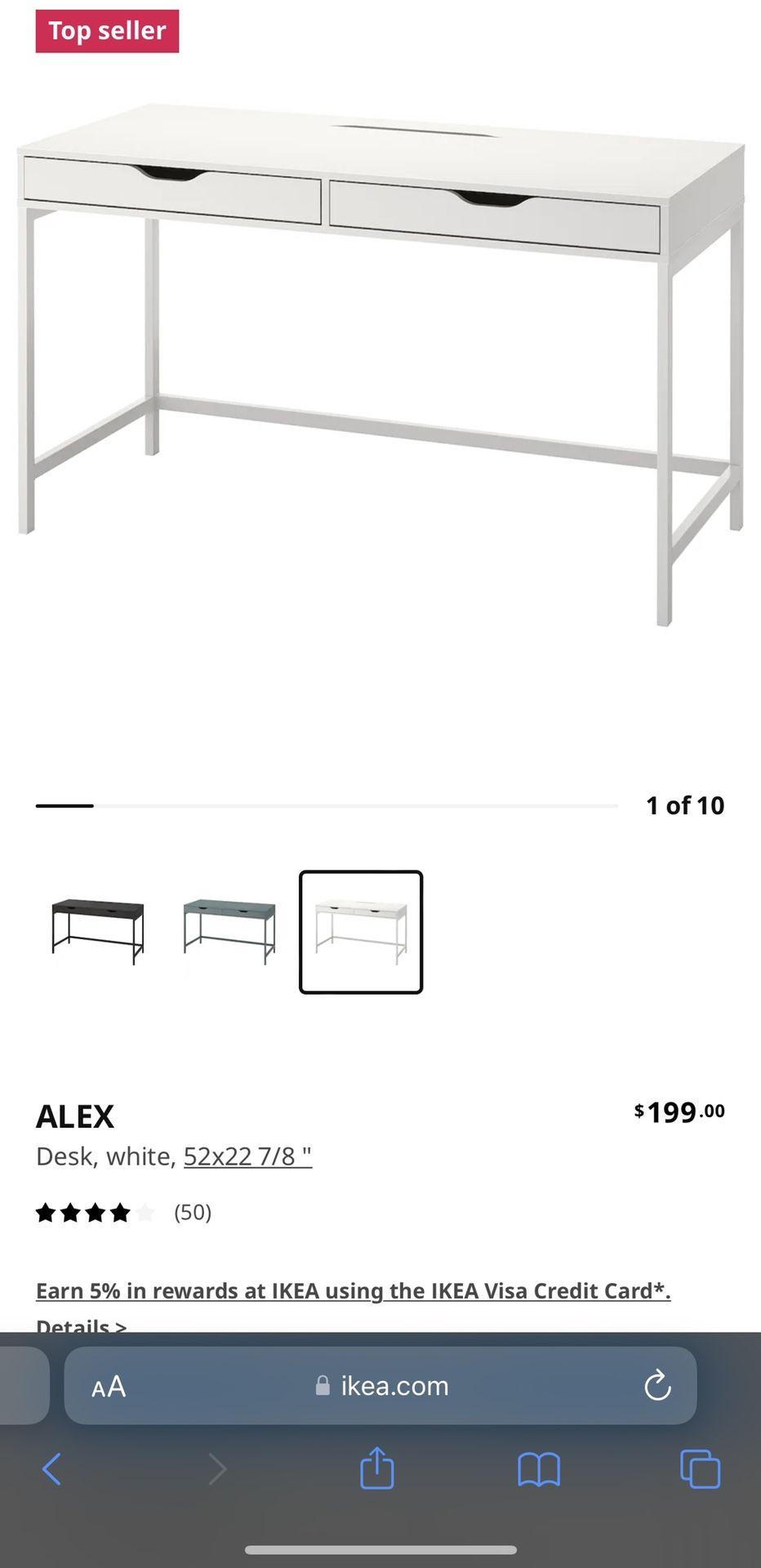 IKEA Alex Desk