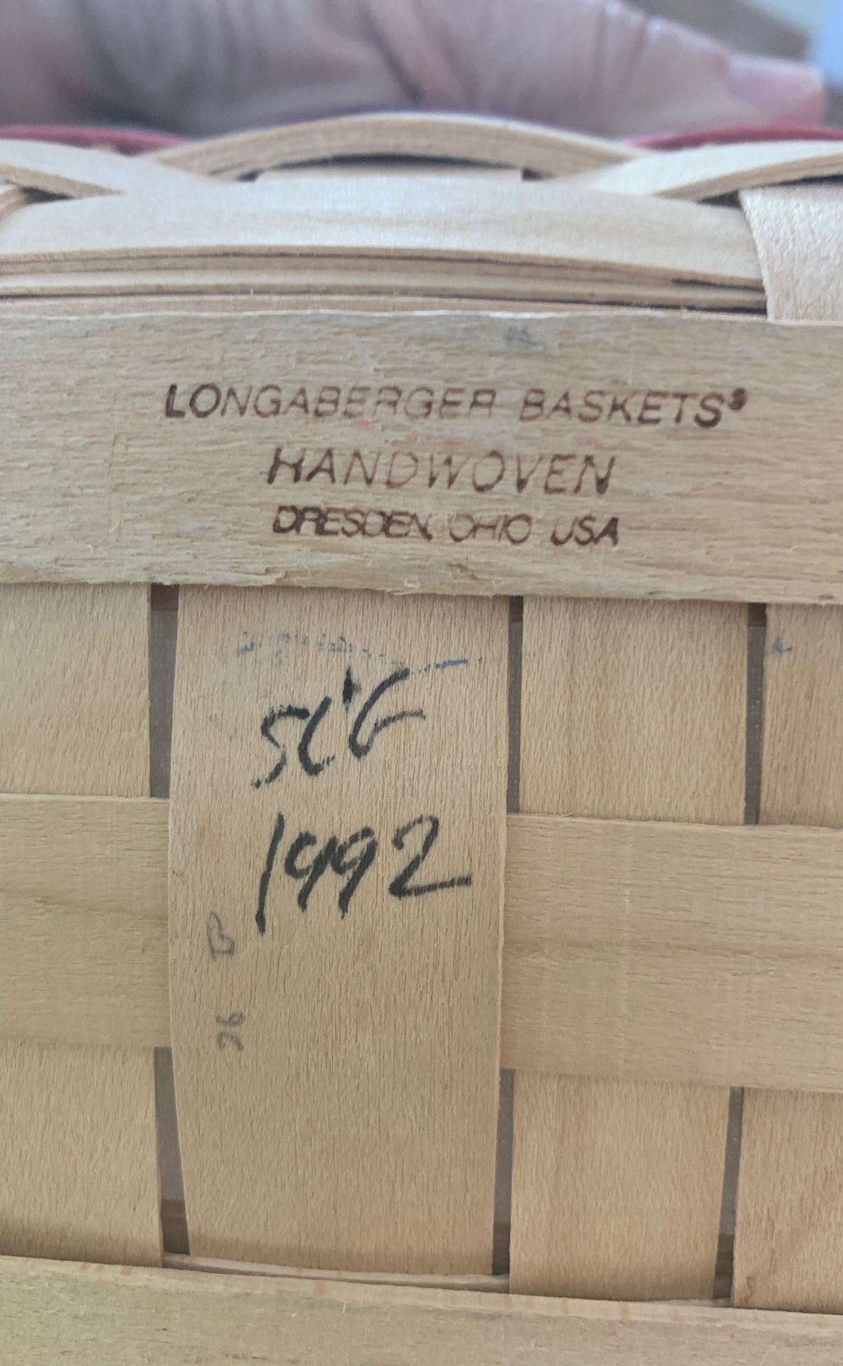 Longaberger Easter Baskets 1992/$20 each
