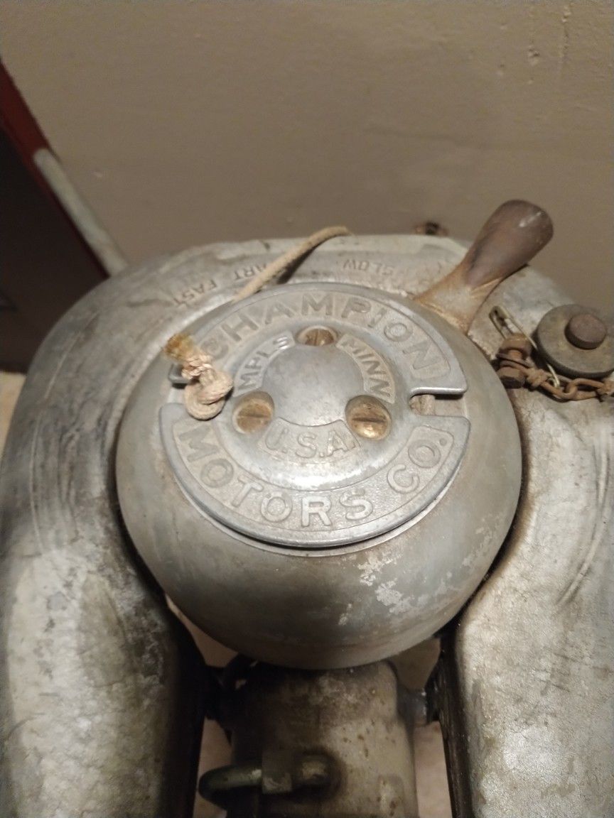 Champion Antique Outboard Motor RARE