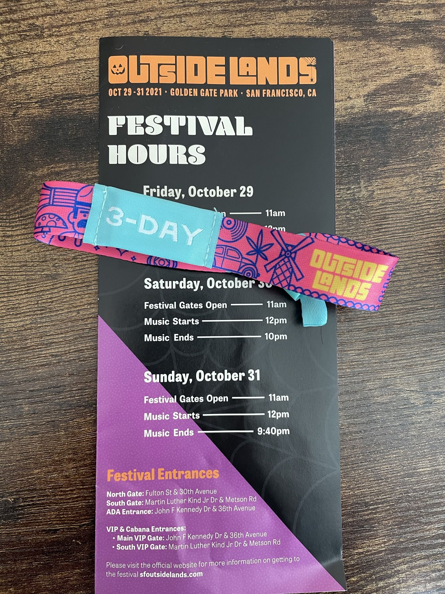 Outside Lands Ticket - $550 OBO