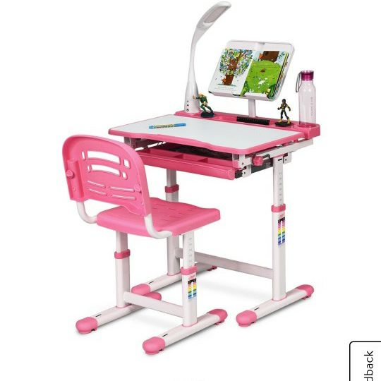 Desk For Kids, Lamp And Book Holder NOT Included