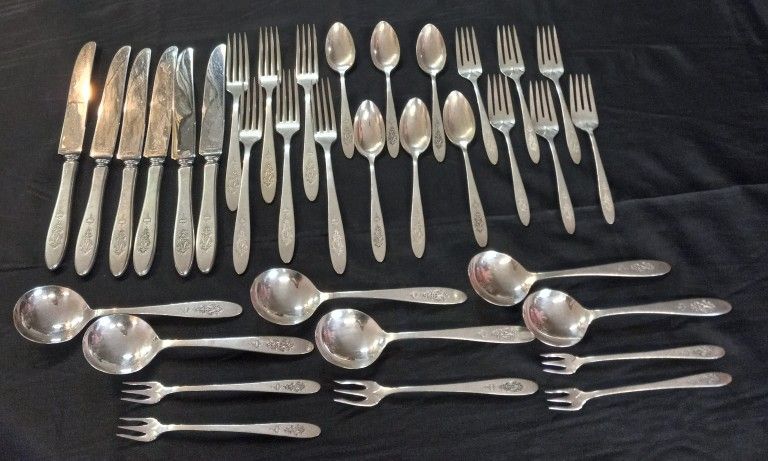 Vintage Silverware Set
