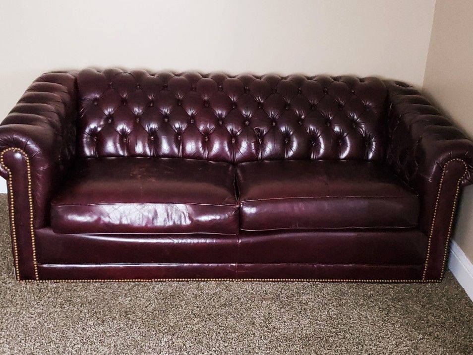 Completely FREE!! Must Go Today!! Two Couches and a Sofa Chair AND Throw Pillows
