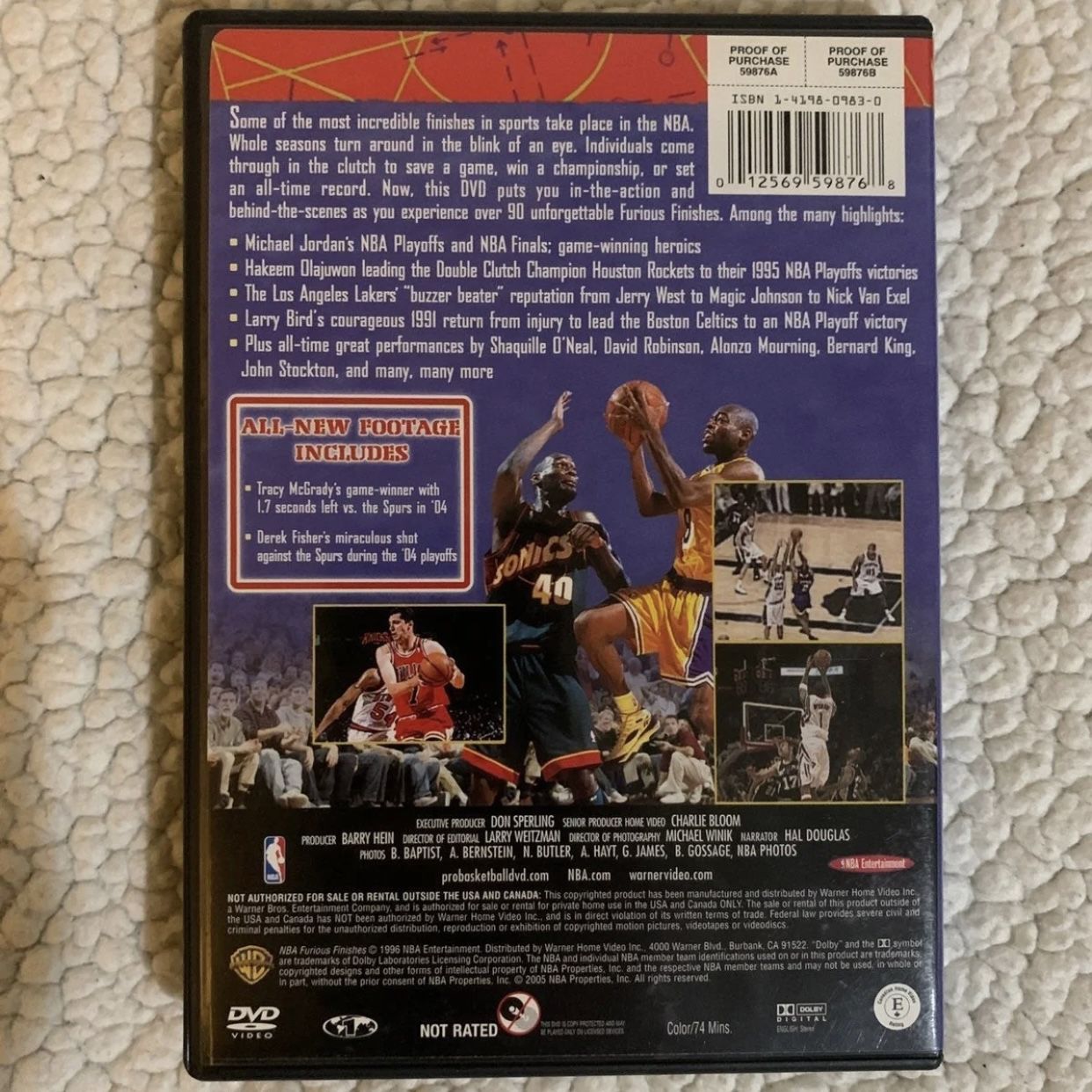 NBA Furious Finishes DVD