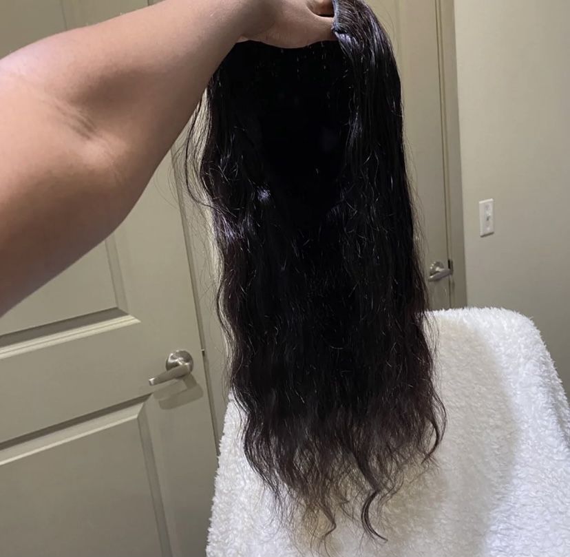 U part Wig Peruvian Body Wave Human Hair