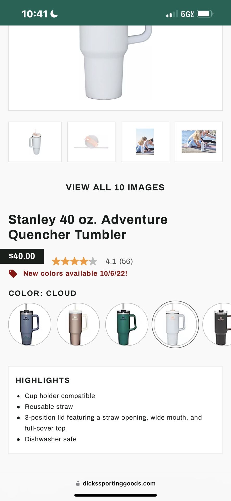 Stanley 40 Oz Brand New