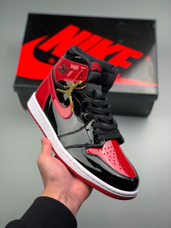 Jordan 1 Retro High OG Bred Patent for Sale in Durham, NC