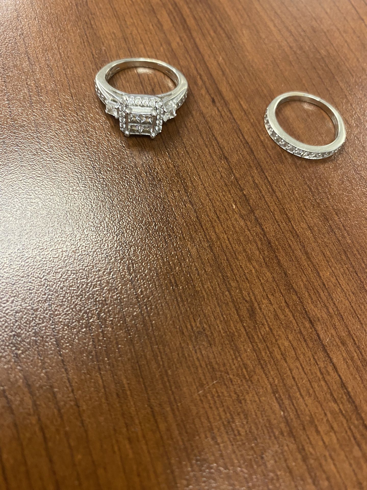 Engagement Ring & Wedding band