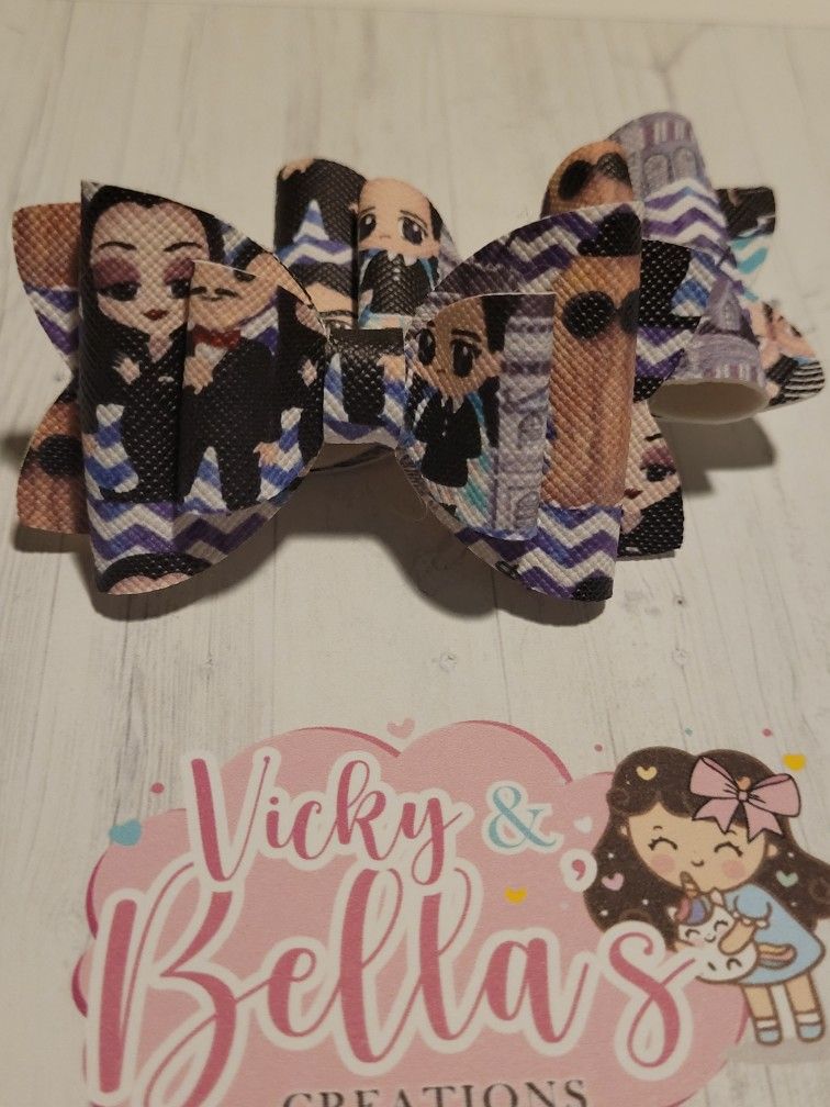 Small Pigtail Hairbow Pairs Handmade