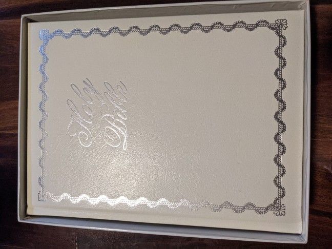 Thomas Kinkade wedding edition family bible new