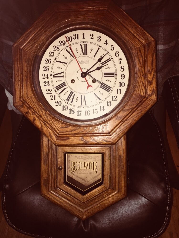 14 Day Cathedral Gong Regulator New England Clock Company spring wound