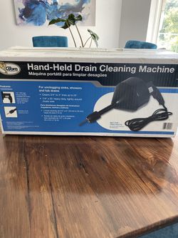 New. Motorized Hand-Held Drain Cleaning Machine Thumbnail
