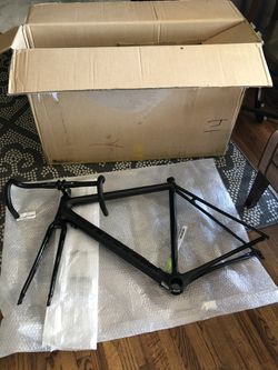 Cannondale Supersix Carbon Frameset  With Cannondale Headset, Handle Bar And Stem  Thumbnail
