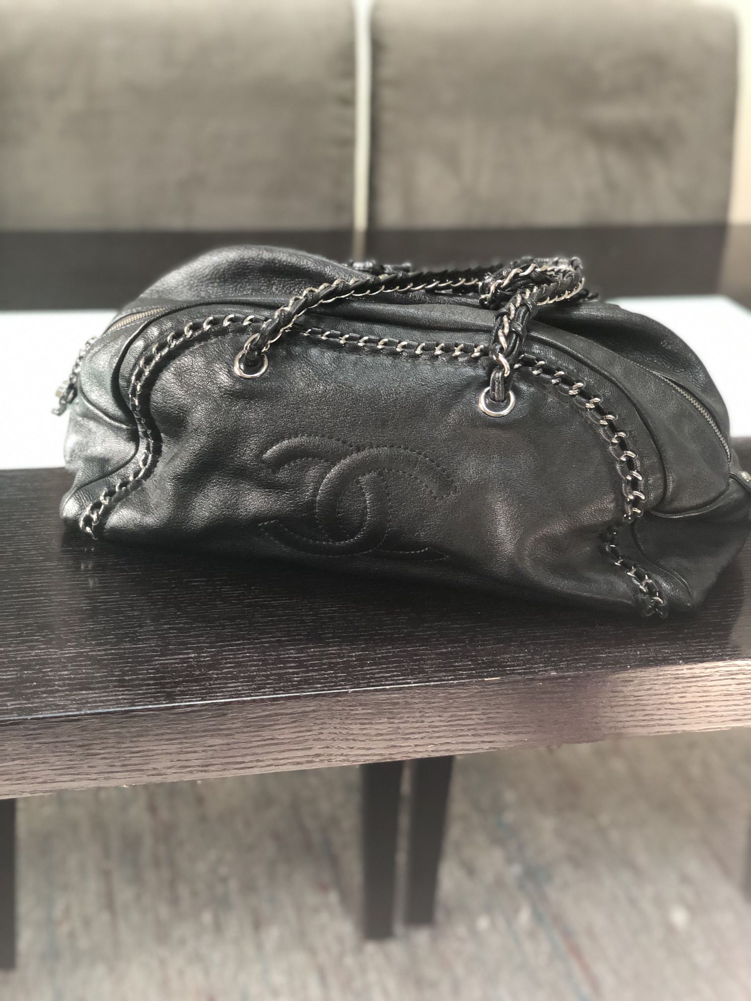 Authentic Chanel Bowling Bag