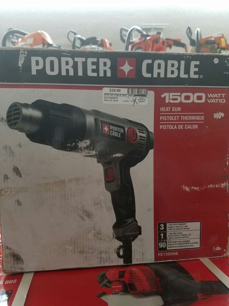 PORTER CABLE HEAT GUN MODEL PC1500HG for Sale in Clearwater, FL
