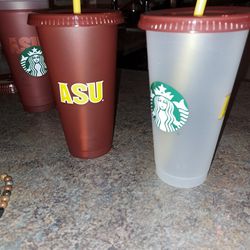 Starbucks ASU Plastic Tumblers  Thumbnail