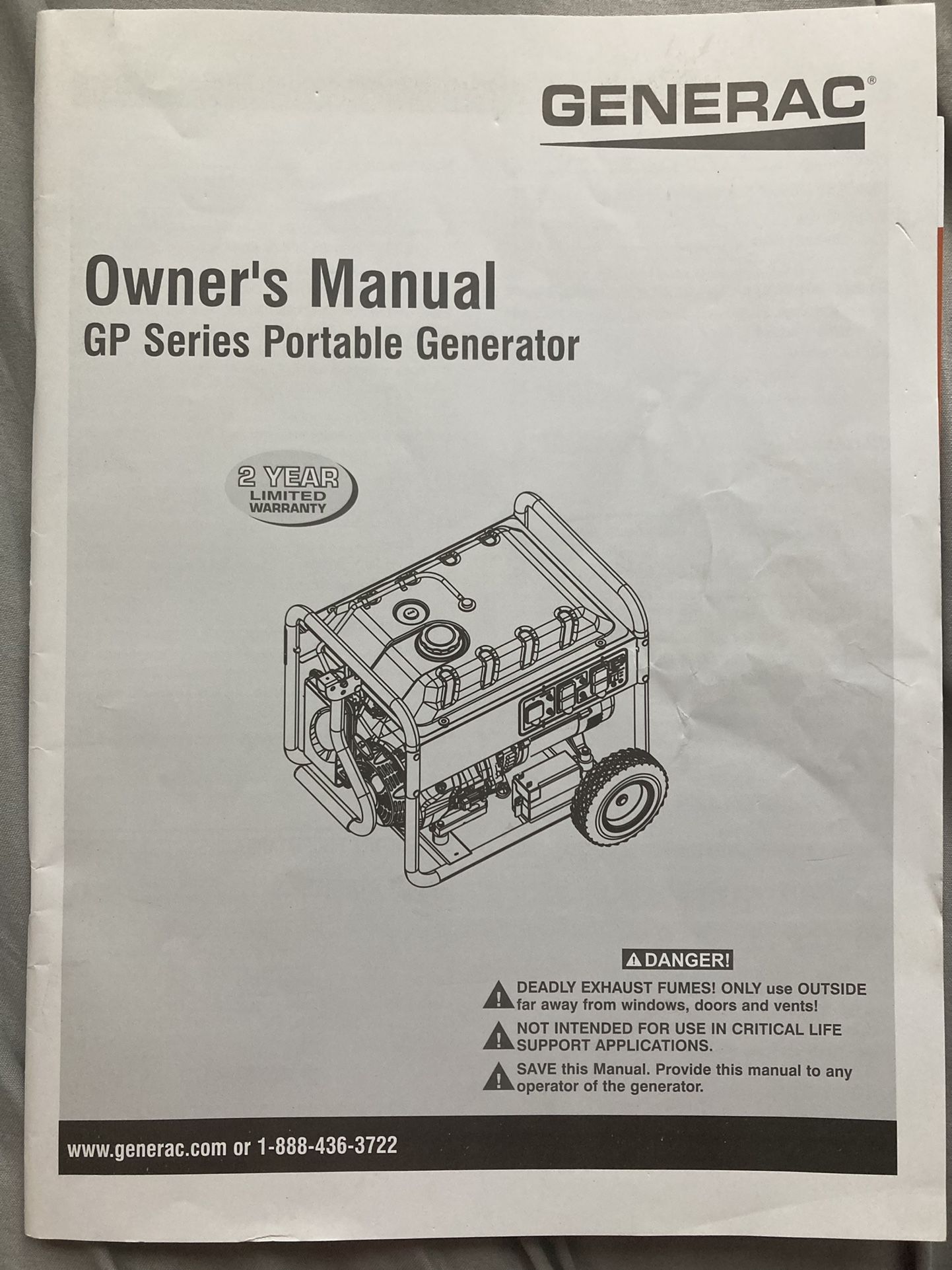 Generac GP6500 Generator