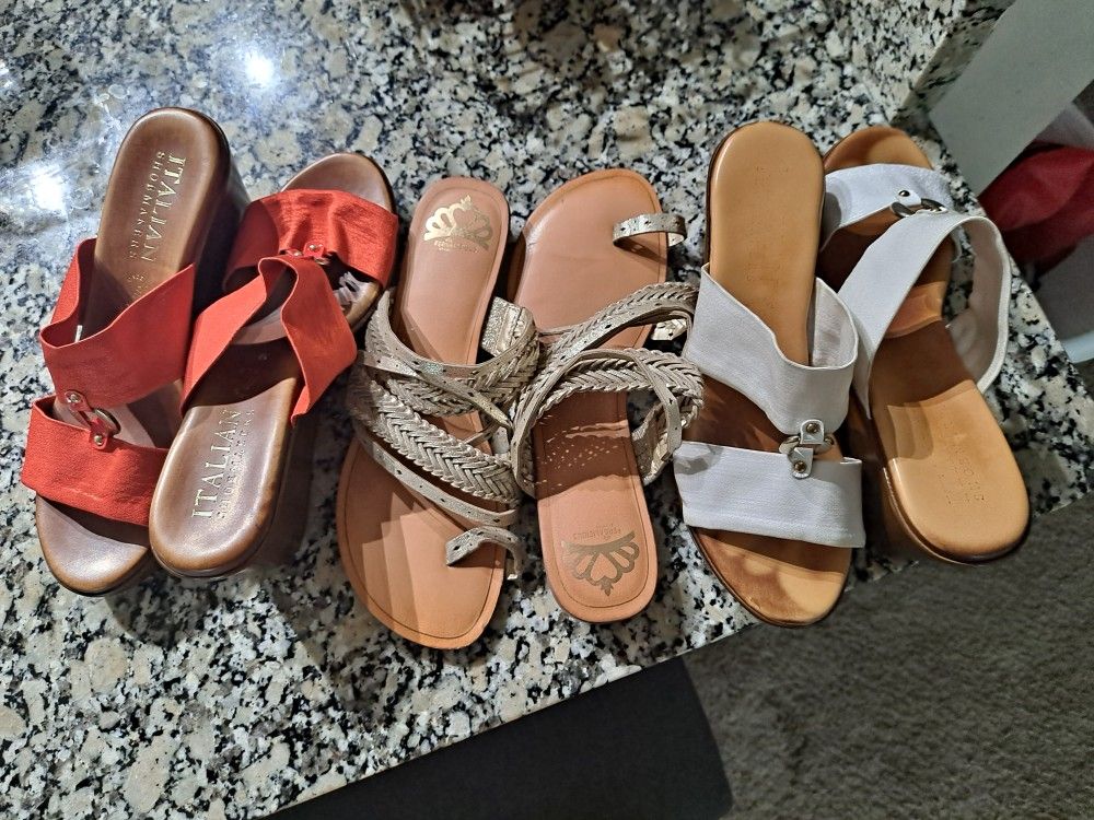 ***ALL SHOES MUST GO** BEST OFFERS WILL ACCEPT***Shoes Wedges HEELS And Boots Size 8-9