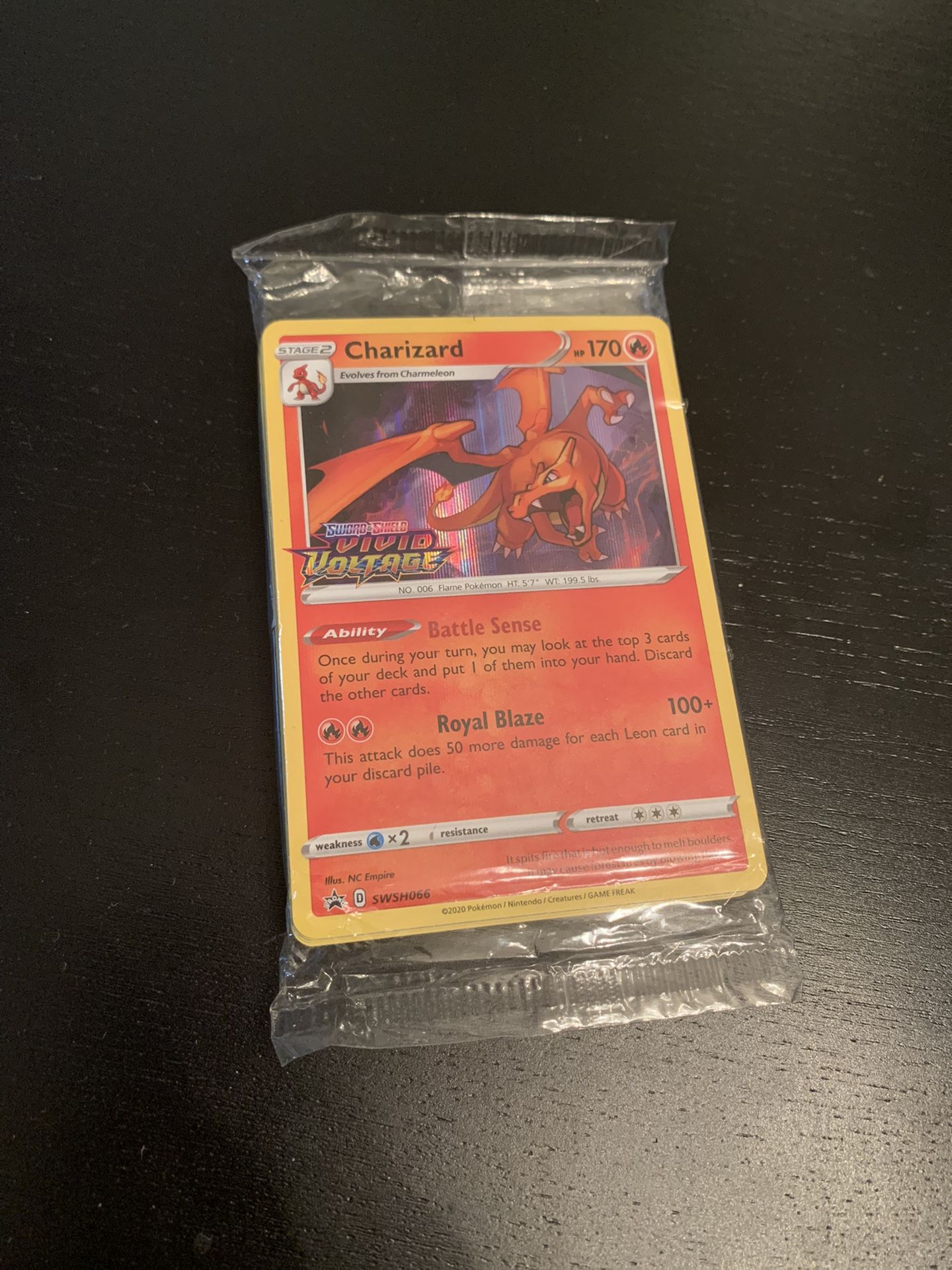 Pokémon Charizard Vivid Voltage Pre Release Evolution Pack