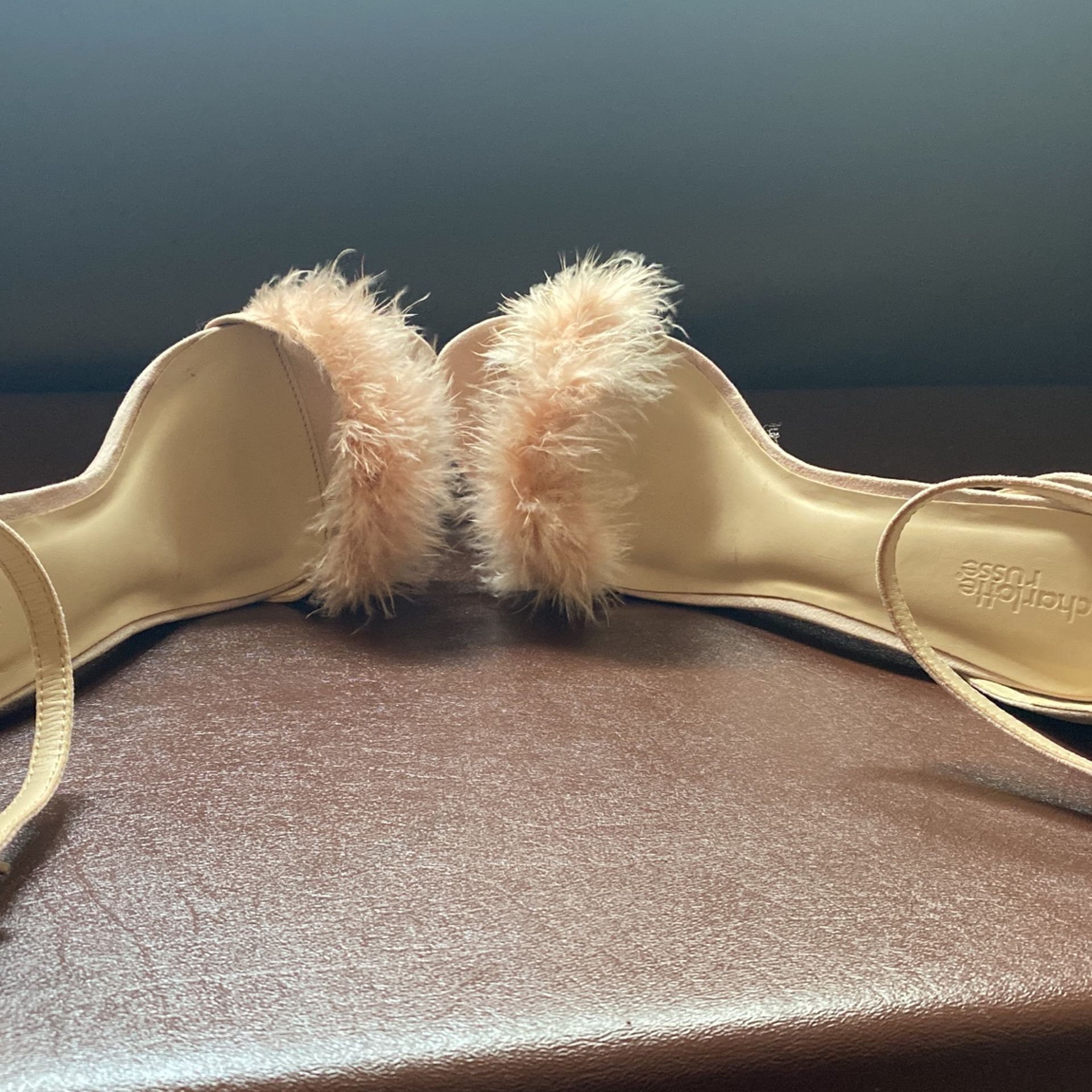 Pink Fur Heel