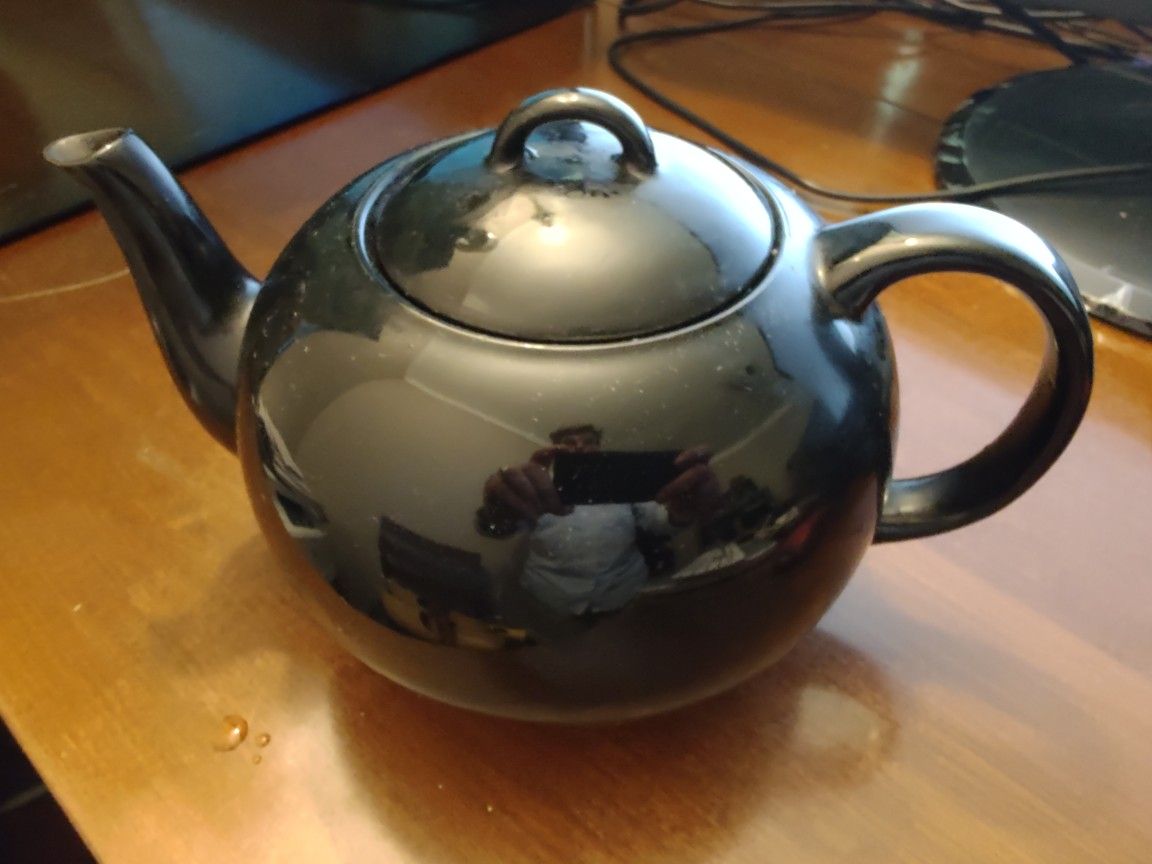 Copco Tea Pot Sam Lebowitz Design Vintage 1982 Ceramic Made in Korea