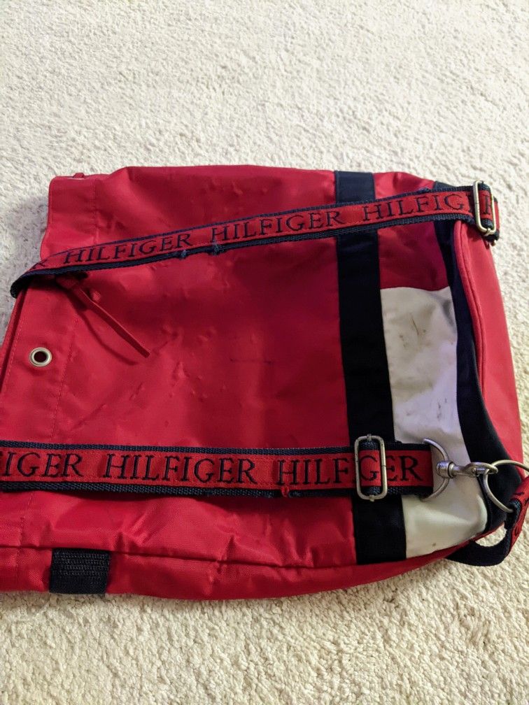 Tommy Hilfiger Drawstring Backpack Vintage 100% Nylon