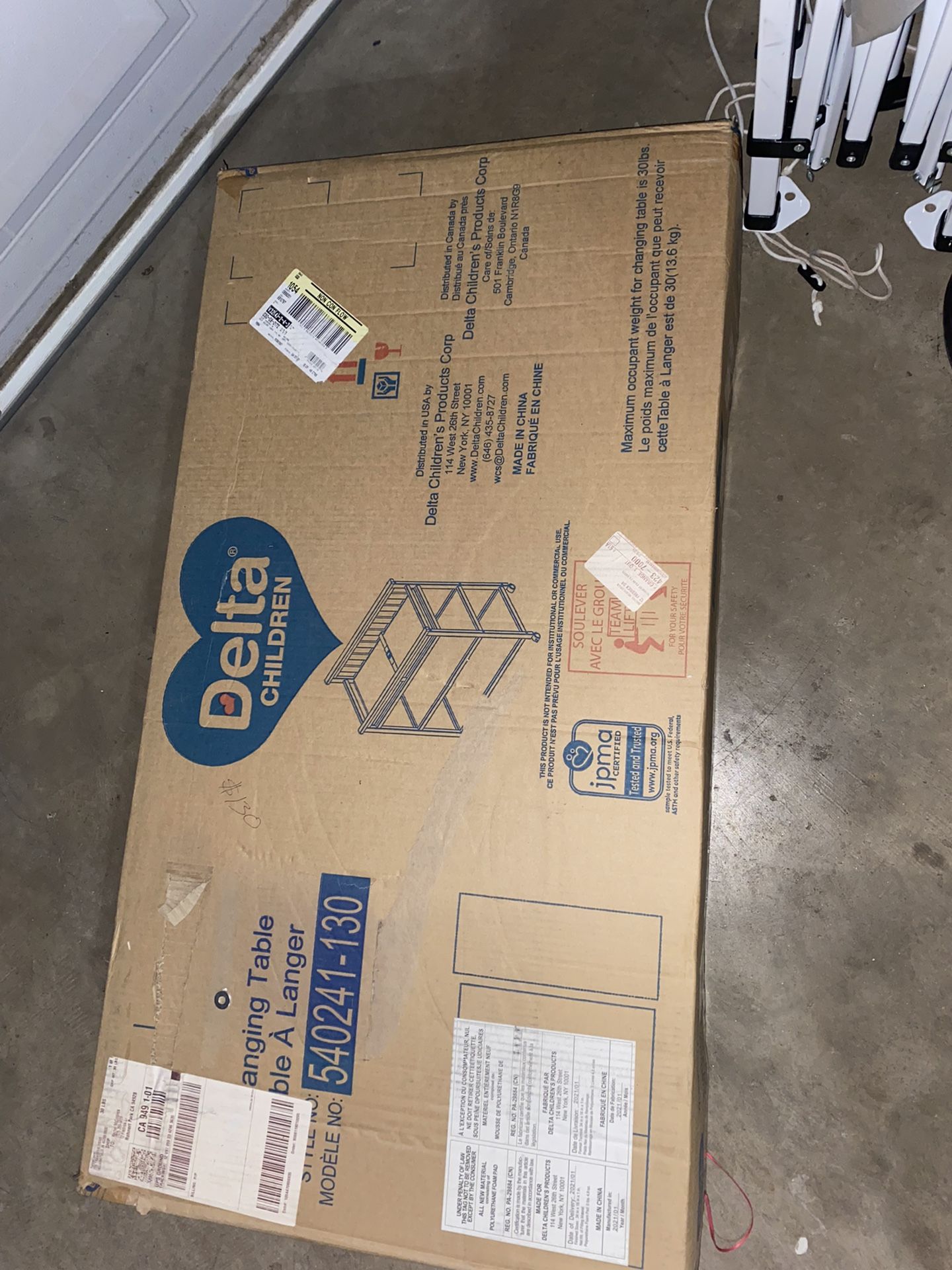 Delta Children Changing Table