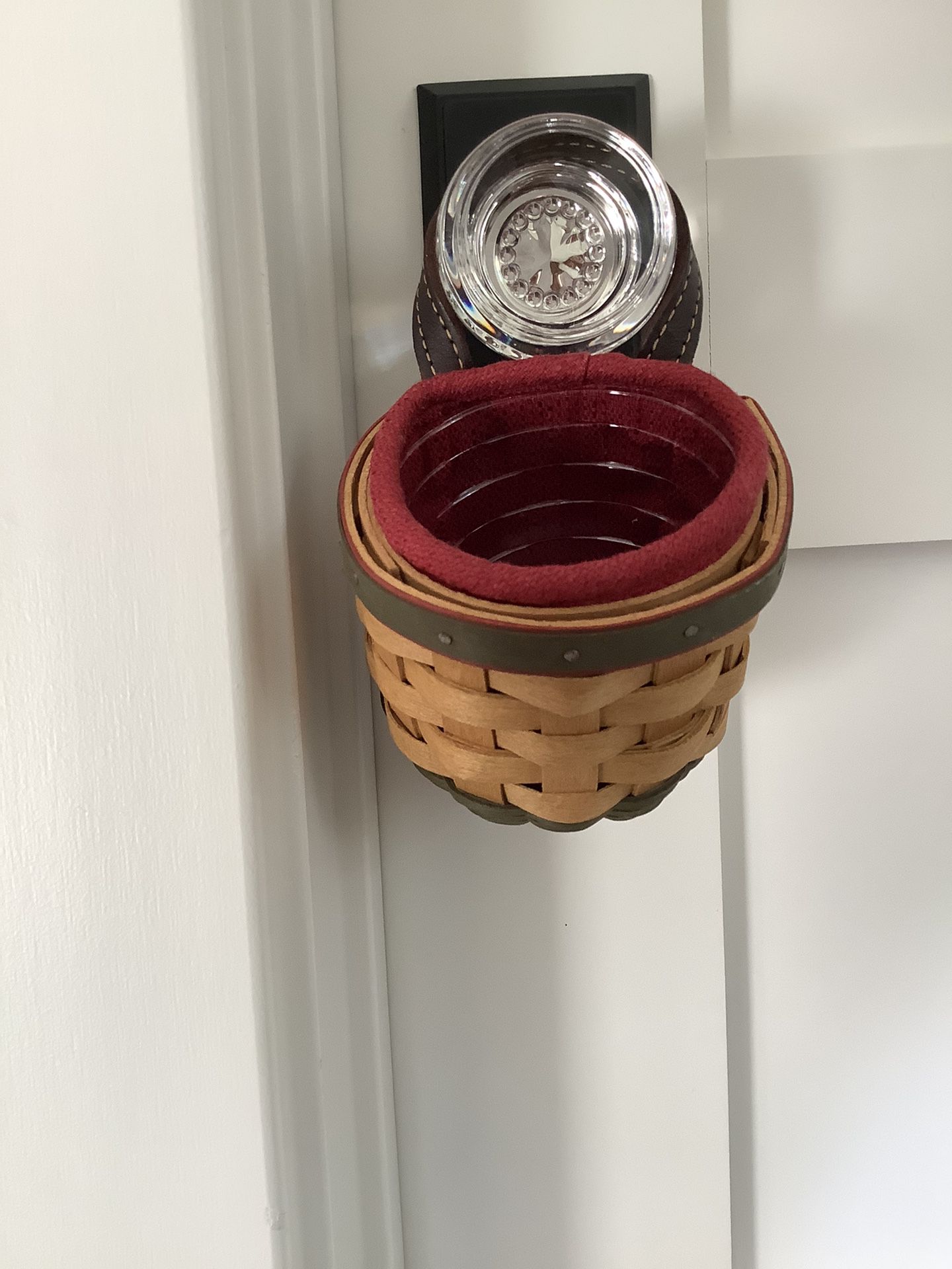 Longaberger Miniature Door-hanging Basket