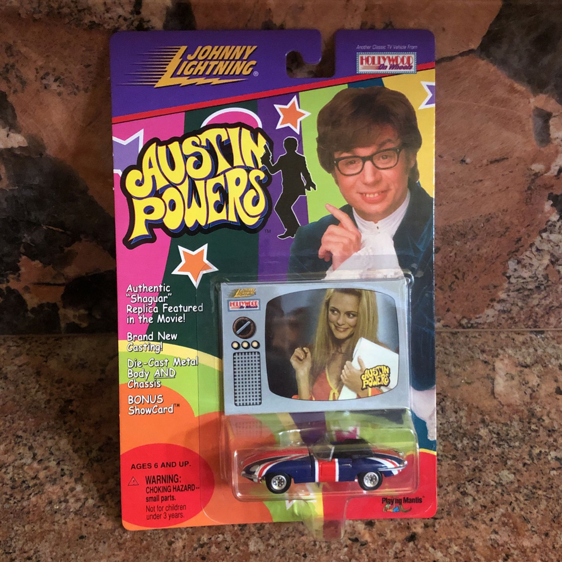 Austin Powers Toy Car And Card