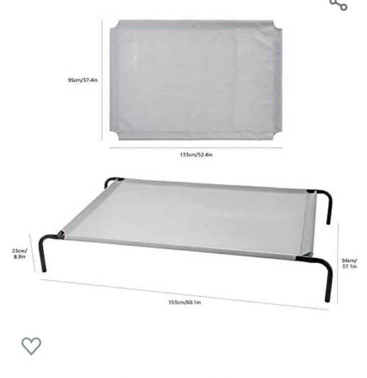 Elevated Dog Bed Trampoline Style
