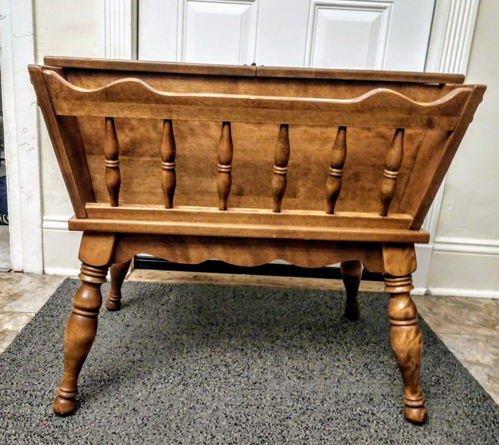 Vintage Ethan Allen dough box end table for Sale in Palmyra, PA OfferUp