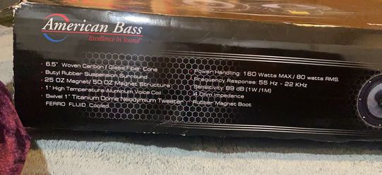 American Bass Speakers  Thumbnail