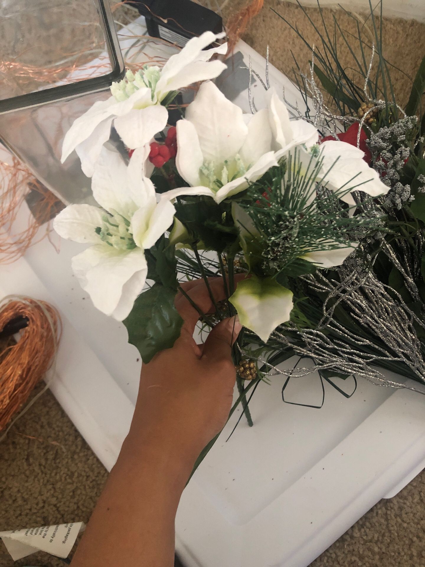 False decoration flowers