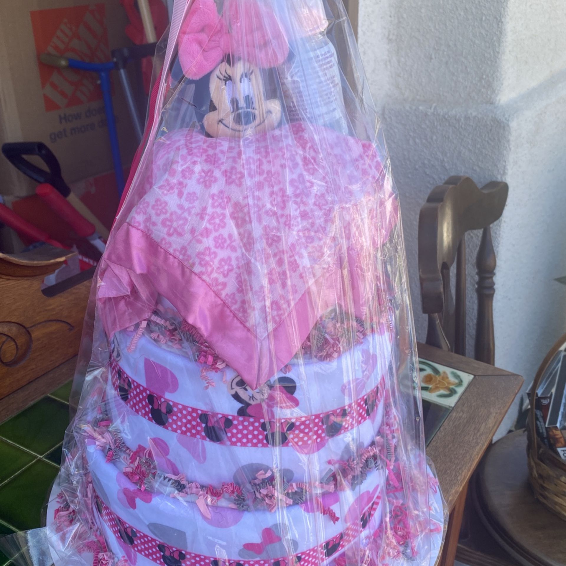 Baby Diaper Cake And  Onesie Cupcakes