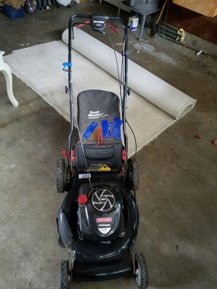 Craftsman Ezwalk Platinum Self Propelled 7.25 190cc Mower for Sale in