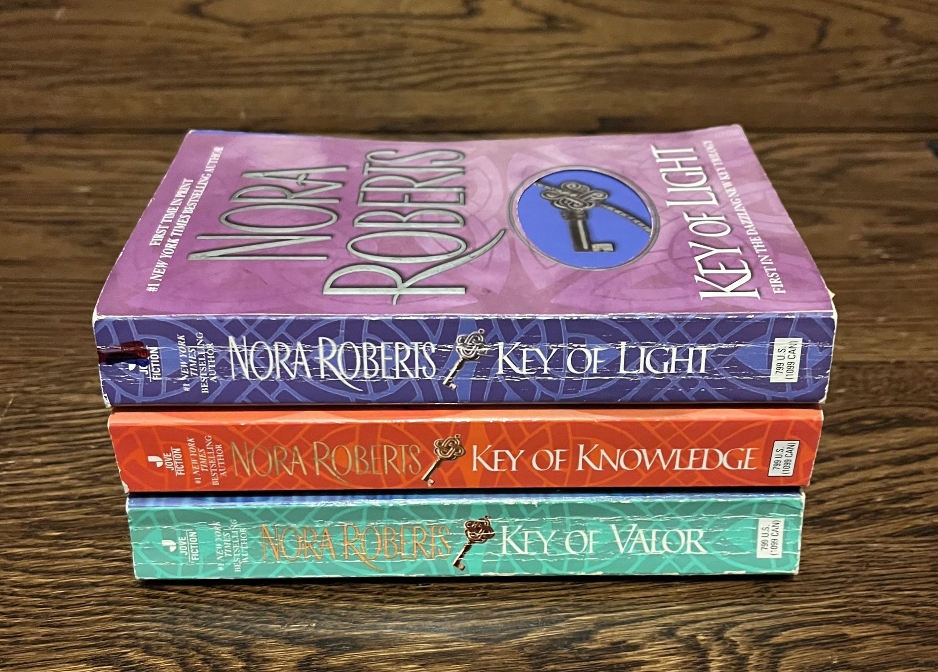 COMPLETE "KEY TRILOGY" by Nora Roberts (Lot of 3 Books)