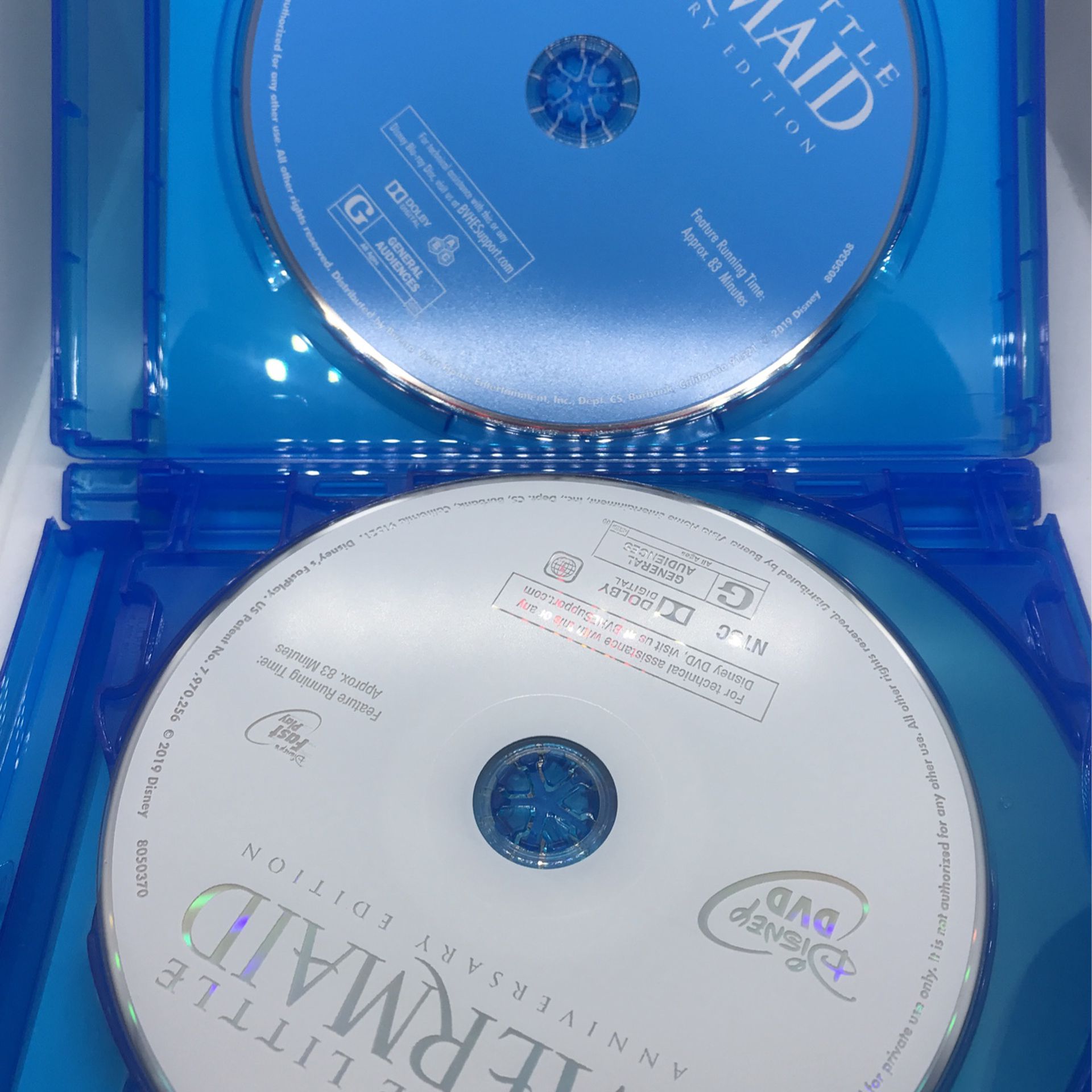 Disney Princess 3 Movie Collection Blu-ray DVD