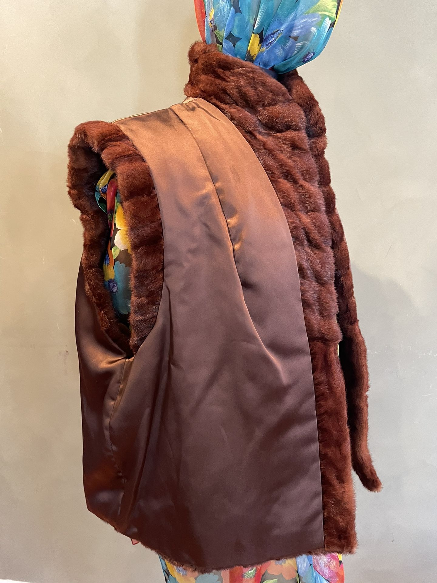Real Fur Vest Size M/L