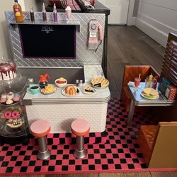 Our Generation Diner For American Girl Dolls With Coordinating Outfit Thumbnail