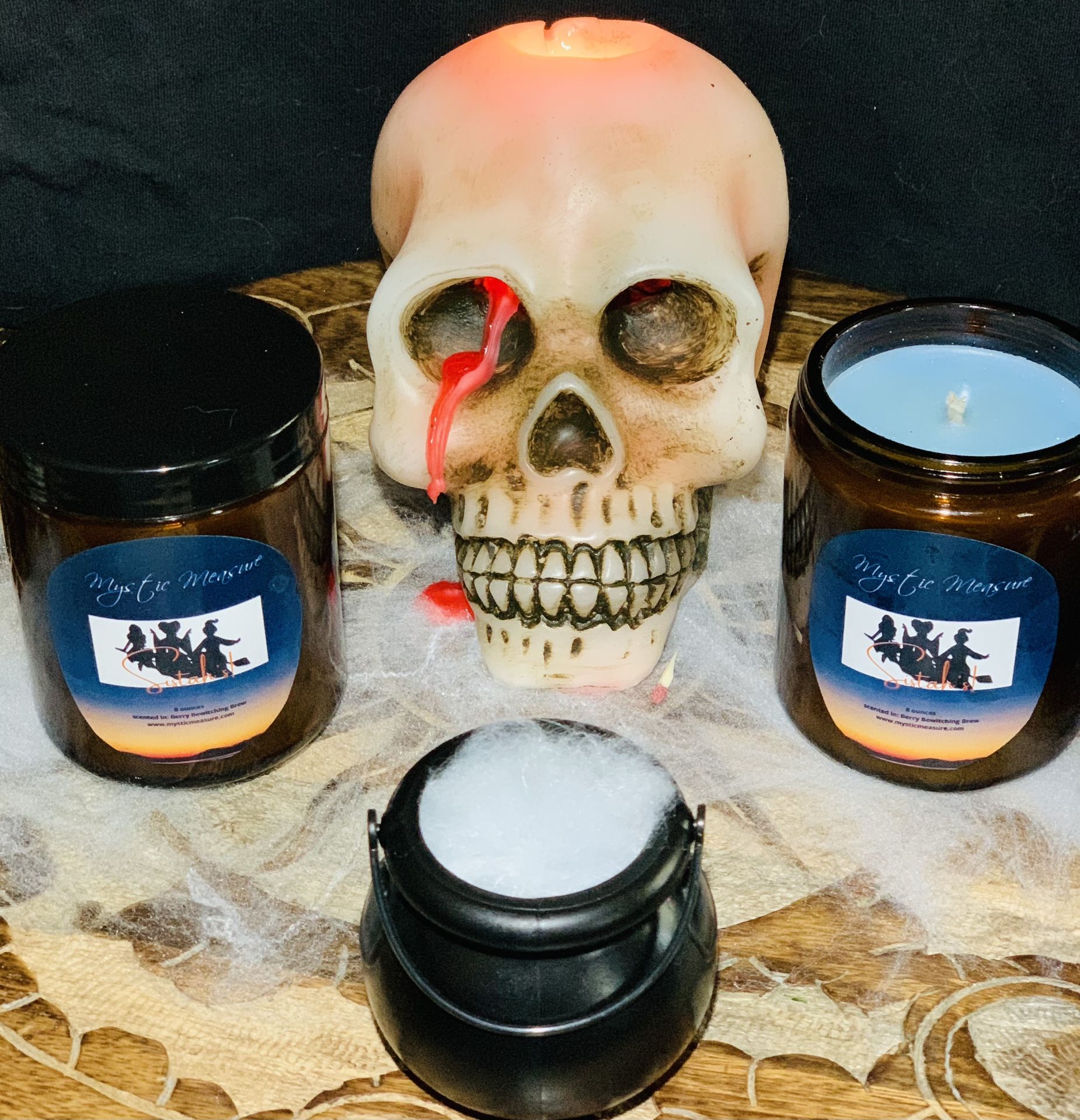 Sistah’s! Halloween Candle