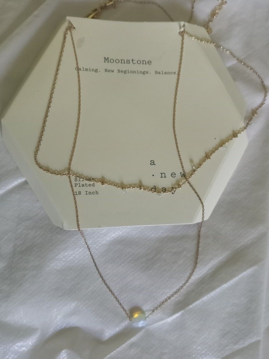 Moonstone 2 Piece Necklace