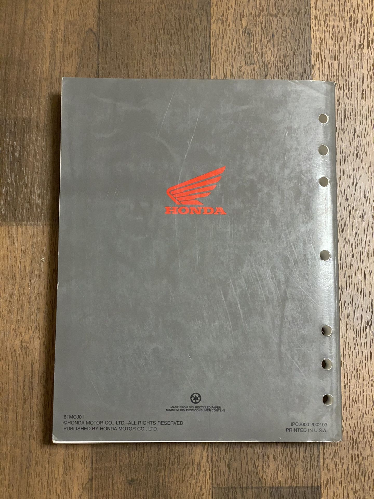 Honda Factory Service and Repair Manual