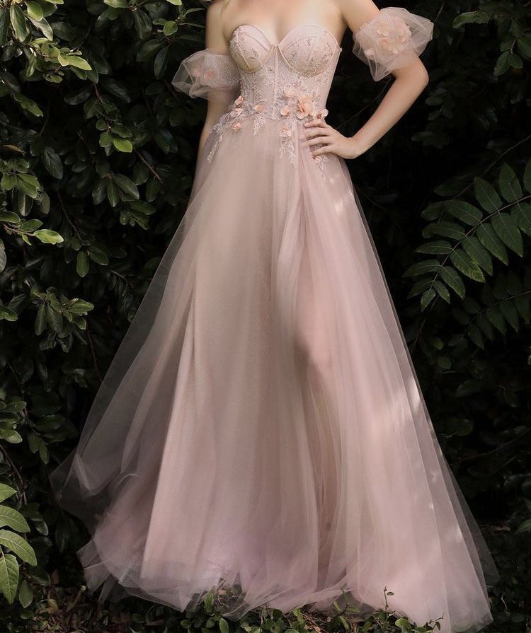 Blush Corset Prom Dress