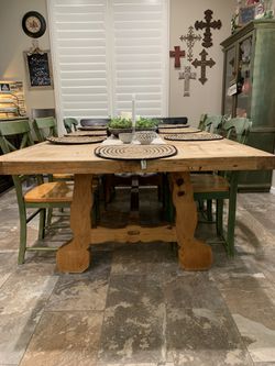 Solid Wood Table and Chairs Thumbnail