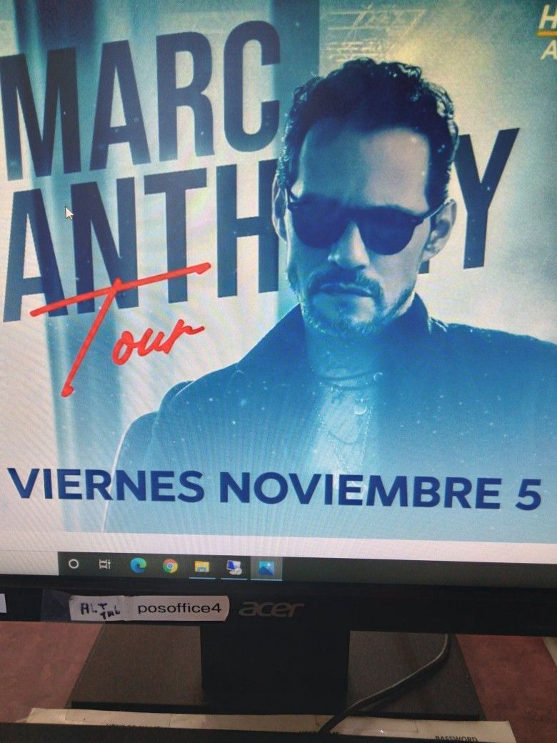 MARC ANTHONY 2 VIP TICKETS HERTZ ARENA NOV 5th